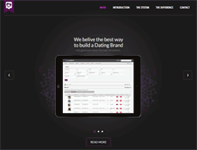 Tablet Screenshot of datingsystems.com